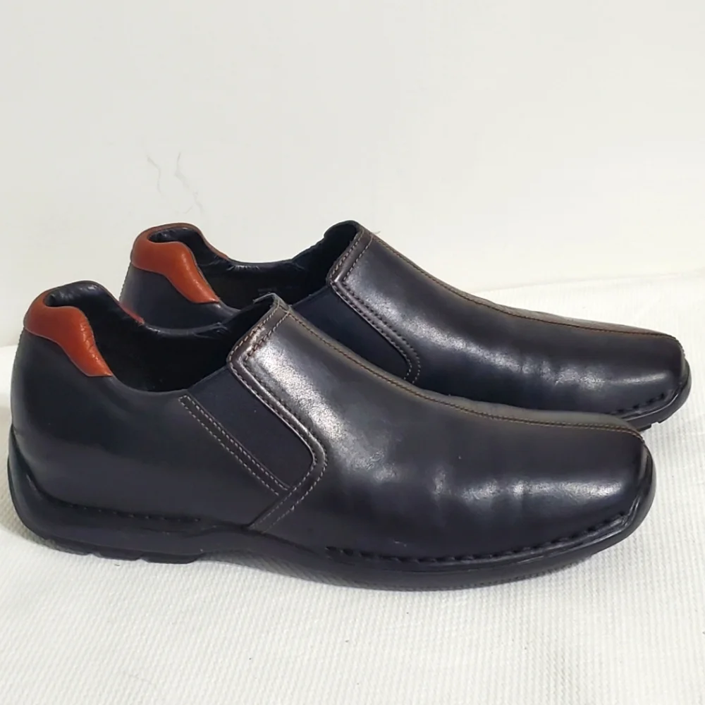 Cole Haan Zeno Black Leather Slip On Driving Loafer Men's 11.5